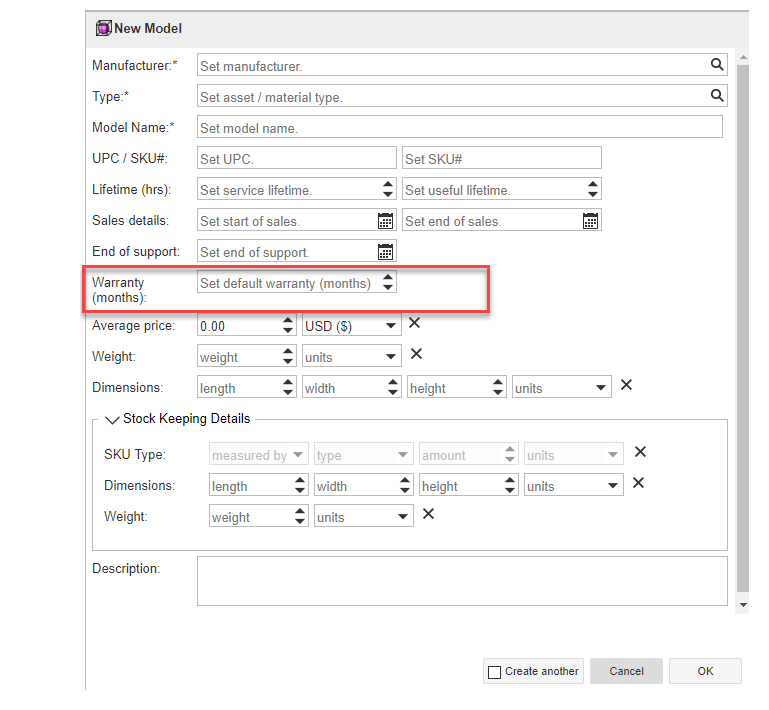 Asset Warranty Annotated