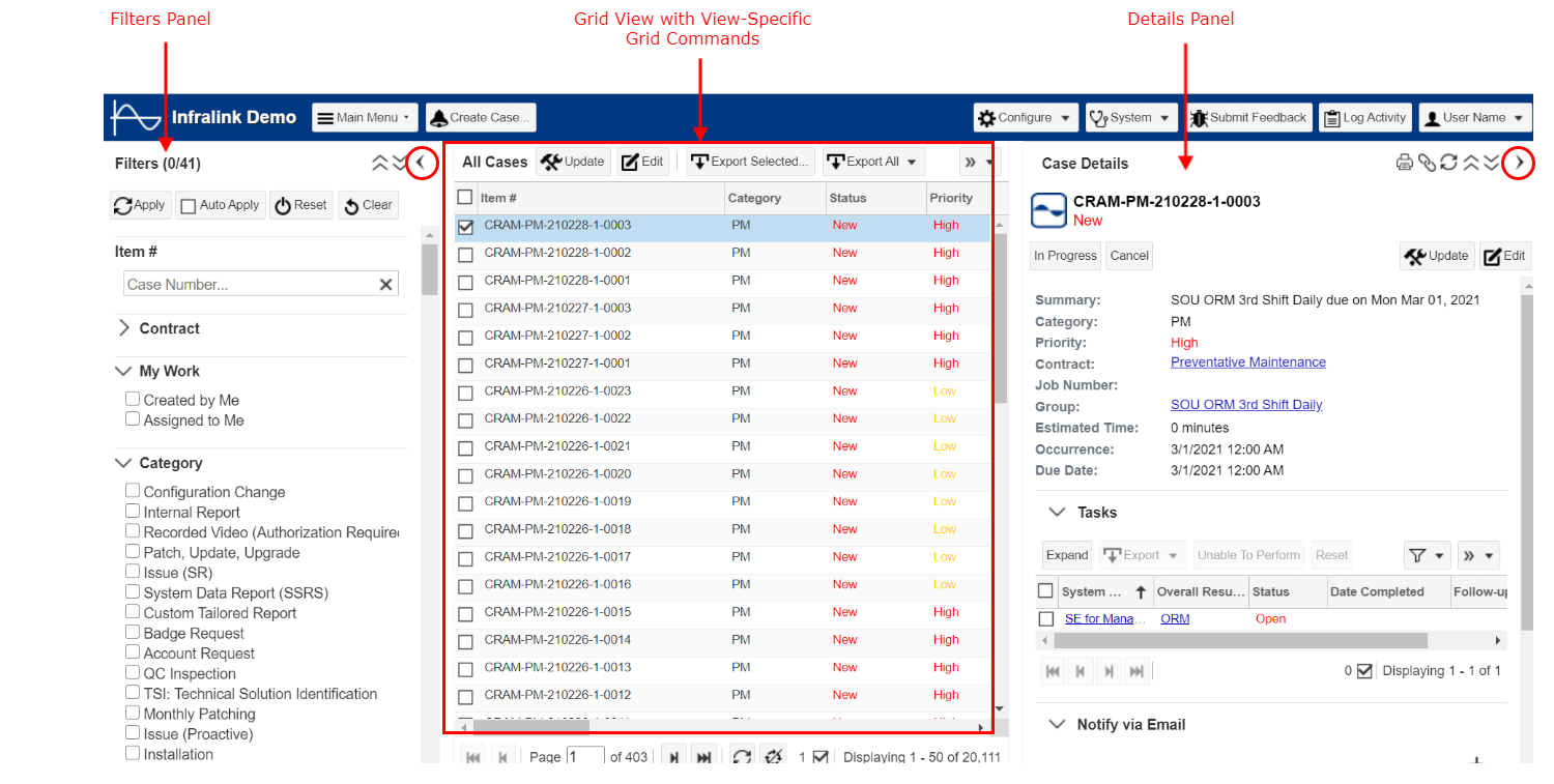 Viewing Pane Annotated