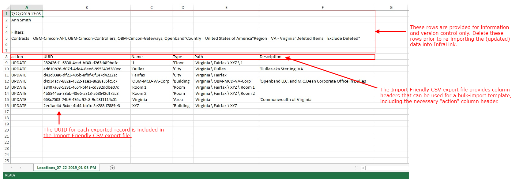 Import Friendly CSV