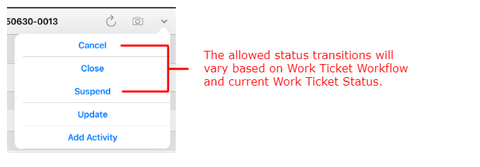 WT Status Options