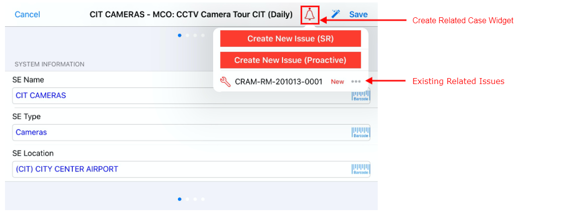 Work Form Related Case Creation