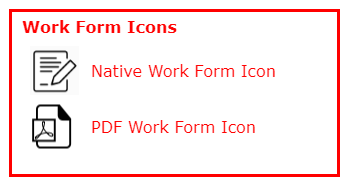 Work Form Icons