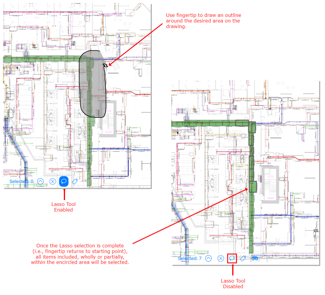 Lasso Tool Annotated