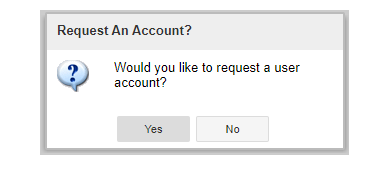 Request User Account Prompt