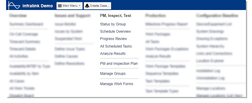 PM Inspect Test Stack