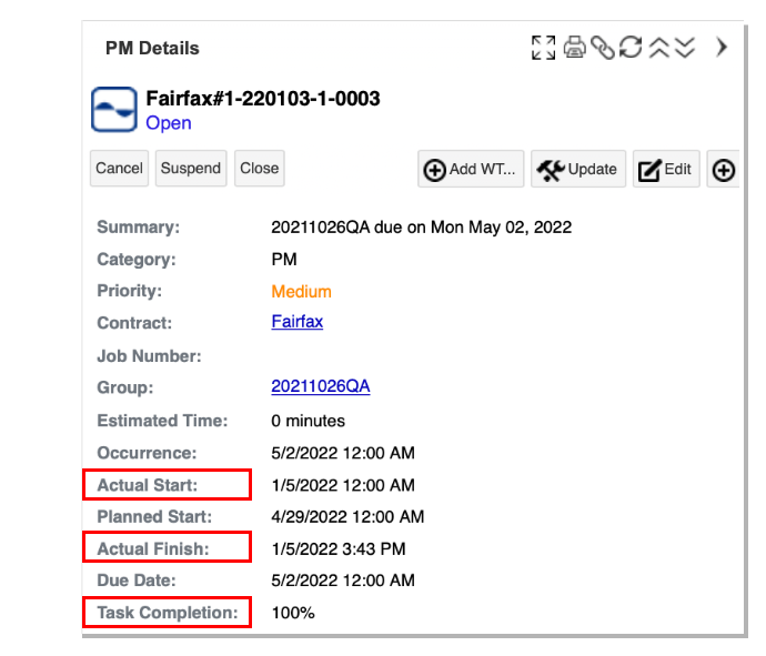 New PM Case Details Panel Fields