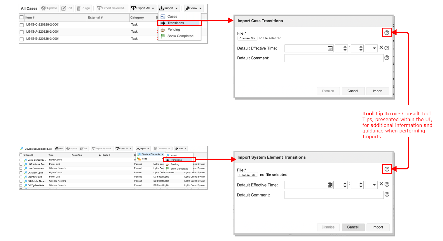 Bulk Status Transitions