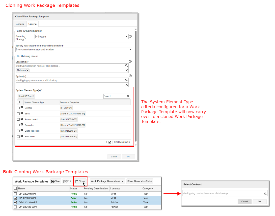 Cloning Work Package Templates v2